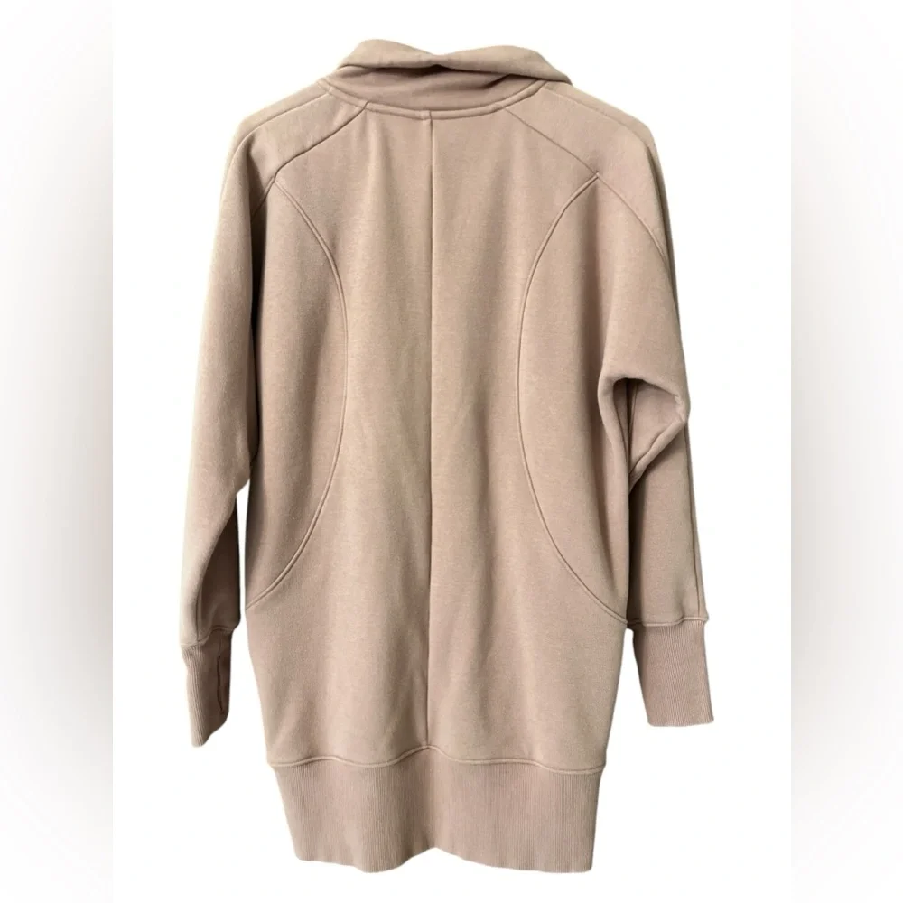 Athleta Cozy Karma 1/4 Zip Dress, Dogwood Mauve
